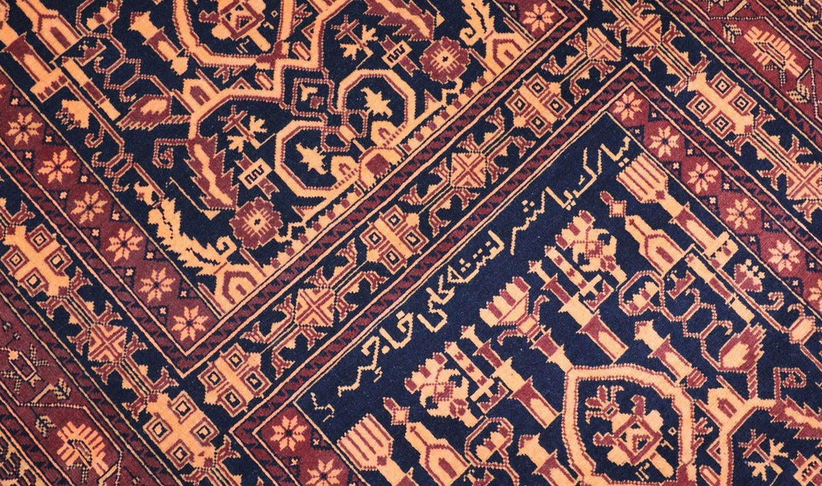 Tappeto afgano - 150 x 100 cm - nero