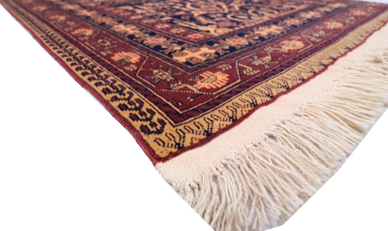 Tappeto afgano - 150 x 100 cm - nero