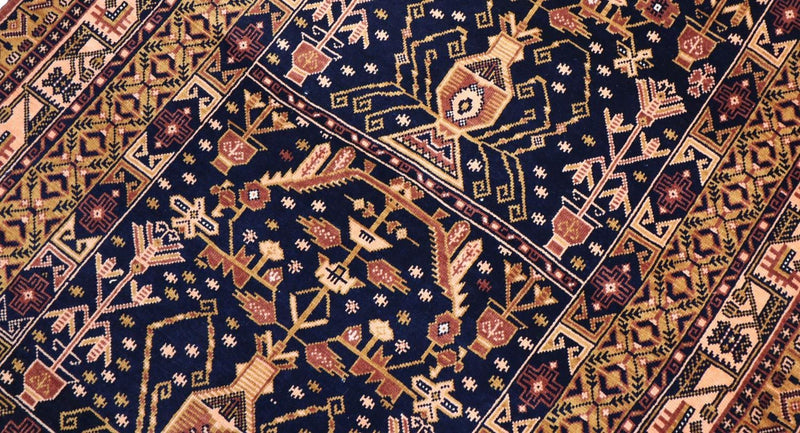 Tappeto afgano - 140 x 102 cm - nero