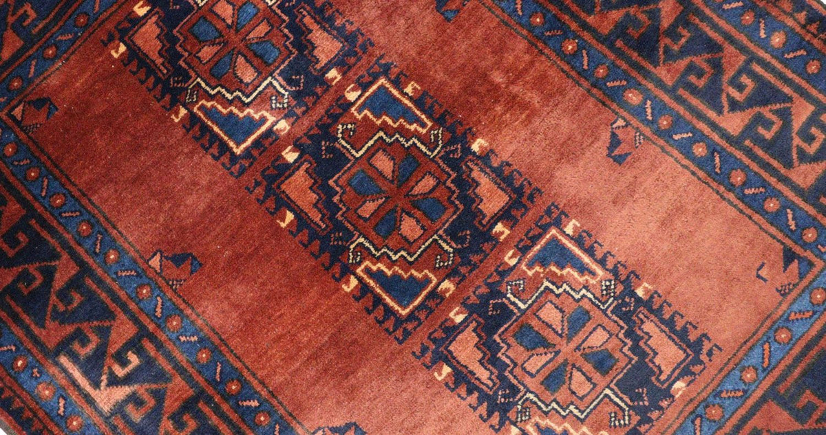 Tappeto afgano - 115 x 94 cm - ruggine