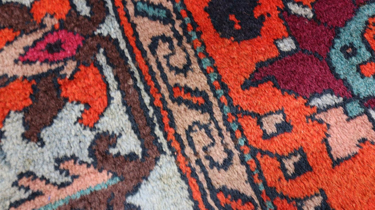 Tappeto orientale - 210 x 133 cm - rosso scuro