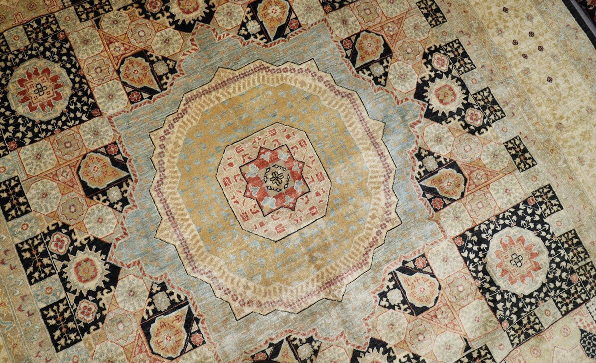 Tappeto Ziegler - 424 x 313 cm - blu scuro