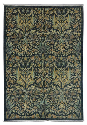 Tappeto Ziegler - 229 x 172 cm - blu petrolio