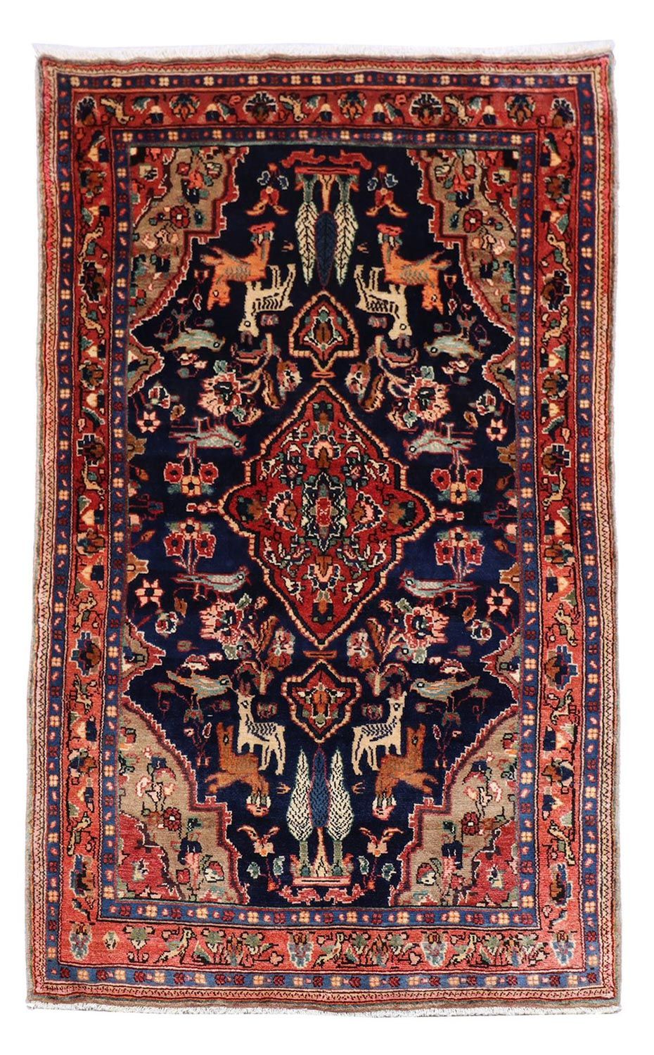 Tappeto corsia Tappeto Persero - Nomade - 237 x 127 cm - blu scuro