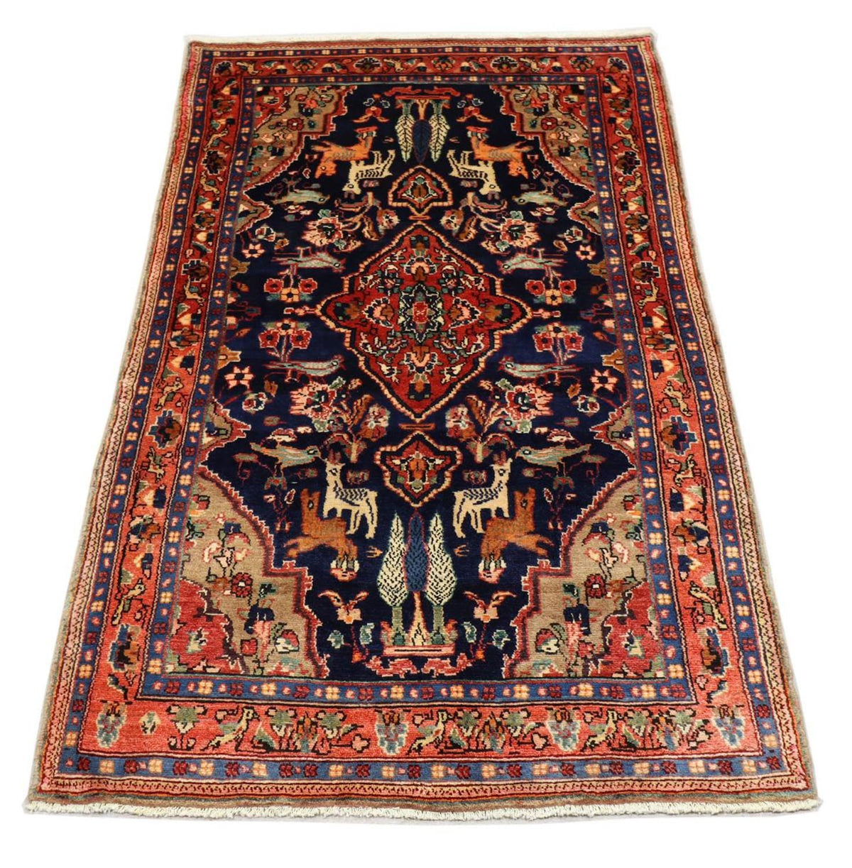 Tappeto corsia Tappeto Persero - Nomade - 237 x 127 cm - blu scuro