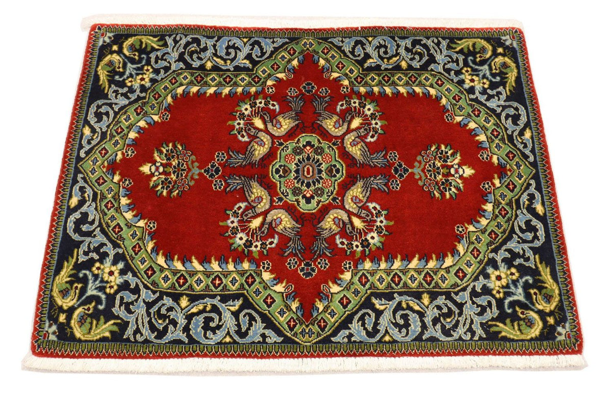 Tappeto Persero - Keshan - 97 x 73 cm - rosso