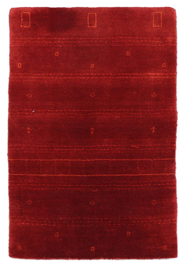 Tappeto Gabbeh - Persero - 90 x 60 cm - rosso