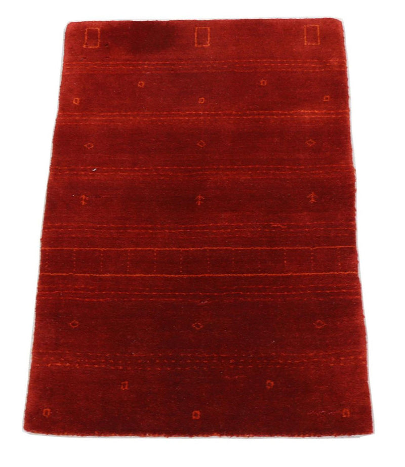Tappeto Gabbeh - Persero - 90 x 60 cm - rosso