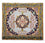Tappeto Persero - Ghom quadrato  - 91 x 78 cm - argento