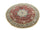 Tappeto Persero - Nain - Reale rotondo - 191 x 191 cm - rosso