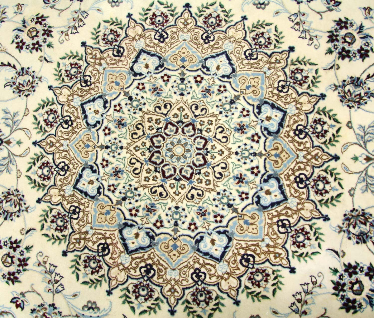 Tappeto Persero - Nain rotondo - 250 x 250 cm - bianco naturale