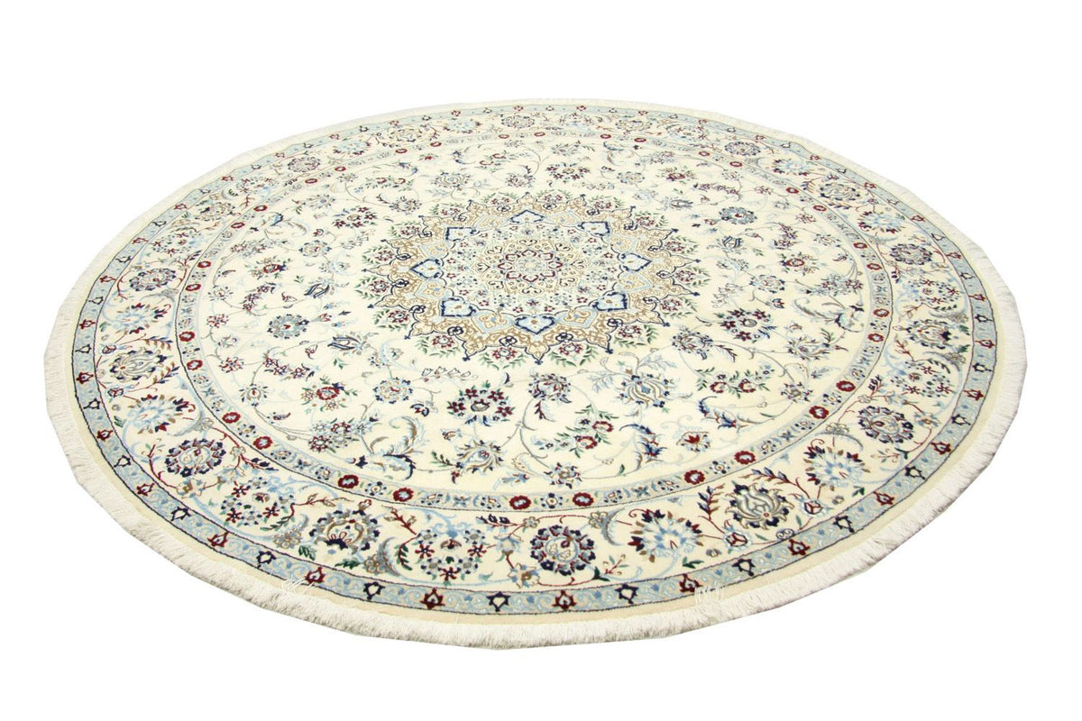 Tappeto Persero - Nain rotondo - 250 x 250 cm - bianco naturale