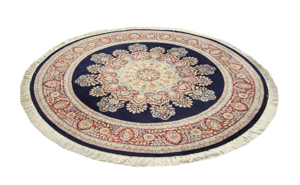 Tappeto cinese rotondo - 184 x 184 cm - blu