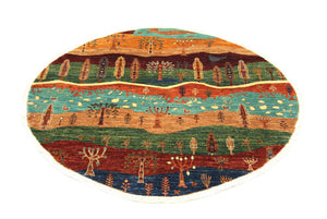 Tappeto Ziegler rotondo  - 172 x 170 cm - multicolore