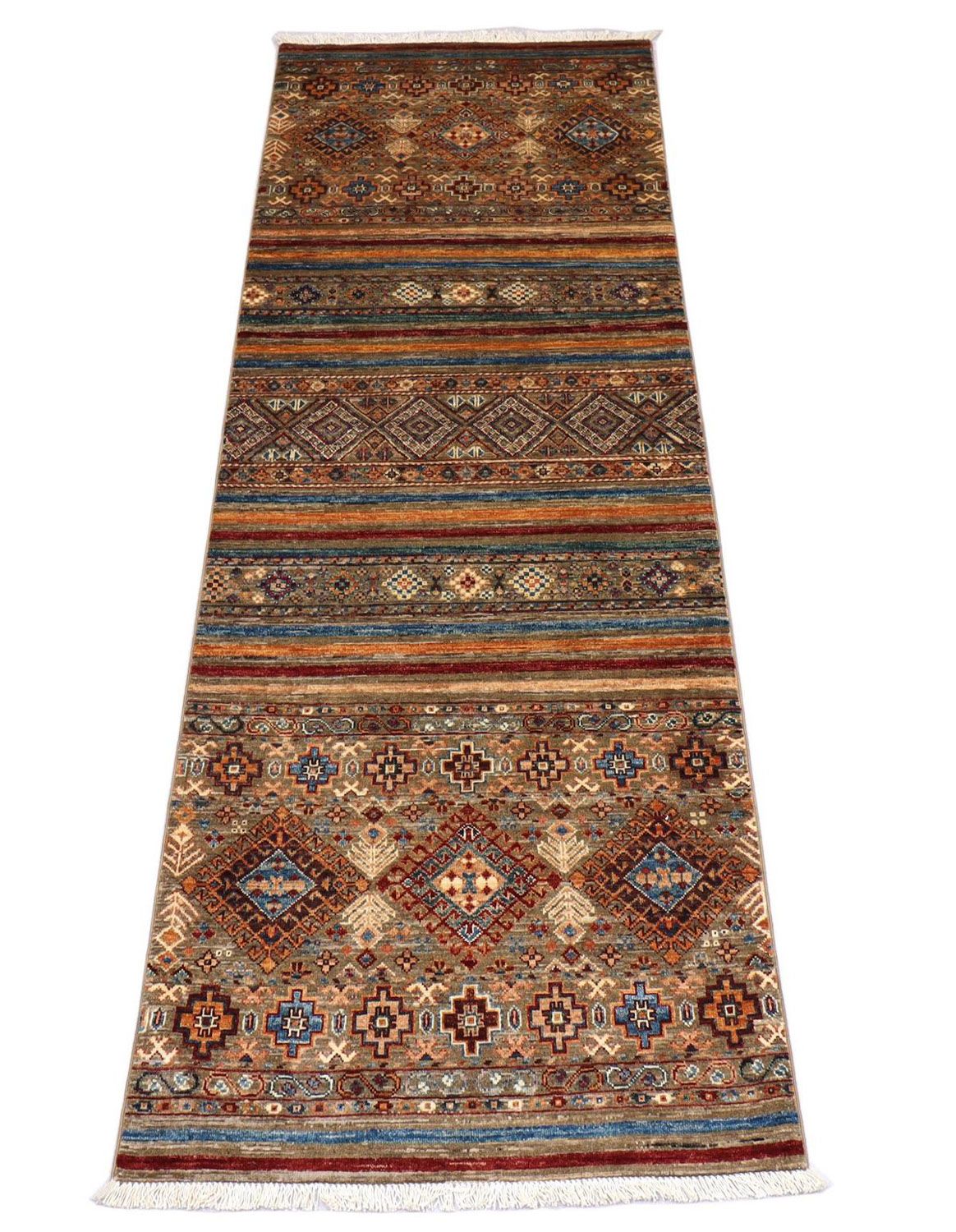 Tappeto corsia Tappeto Ziegler - 258 x 87 cm - marrone chiaro
