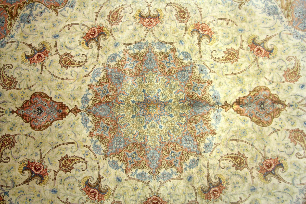 Tappeto di seta - Ghom seta - Premio - 240 x 155 cm - beige