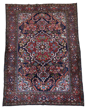 Tappeto Persero - Nomade - 205 x 142 cm - blu scuro