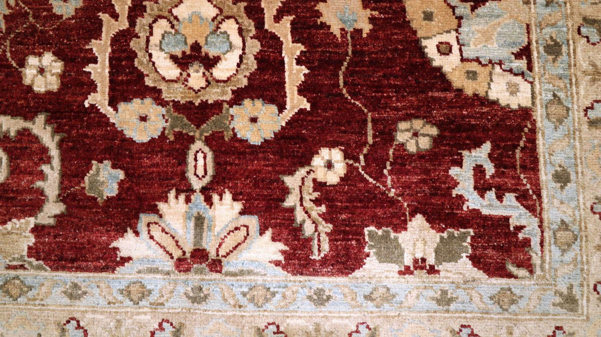 Tappeto Ziegler - 357 x 276 cm - rosso scuro