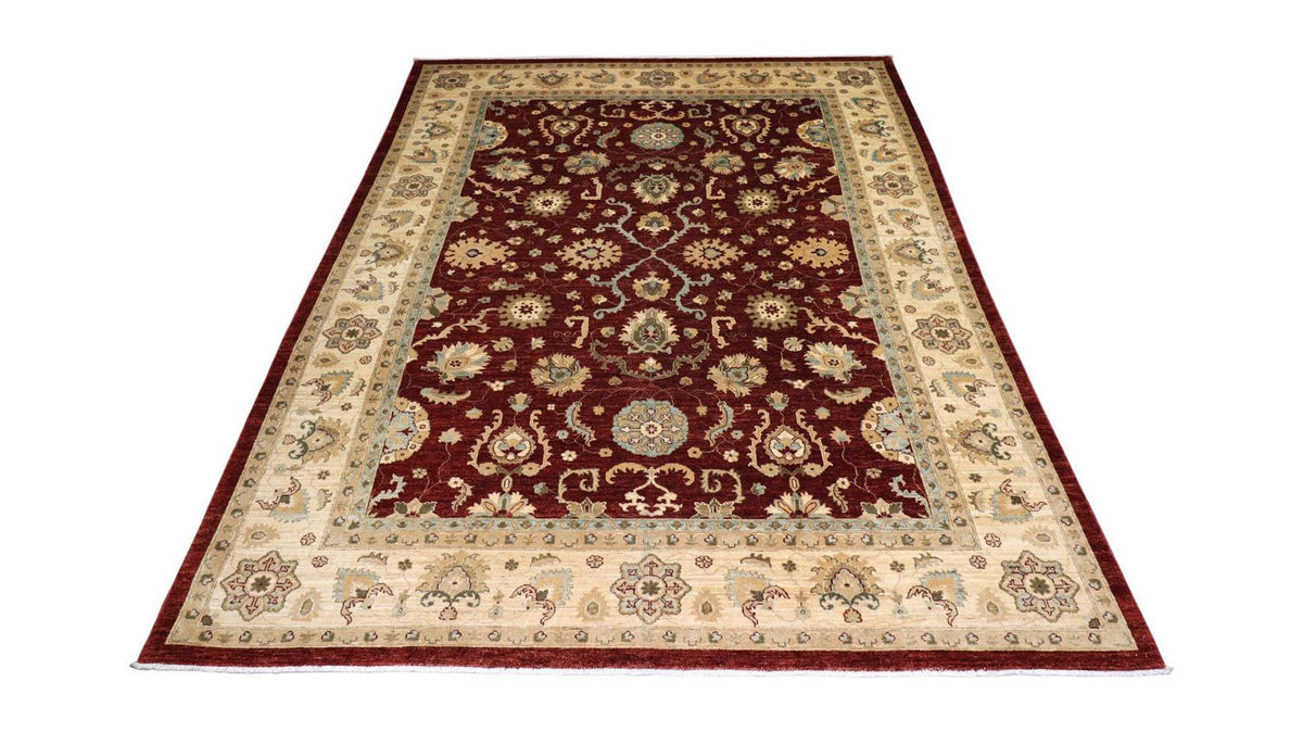 Tappeto Ziegler - 357 x 276 cm - rosso scuro