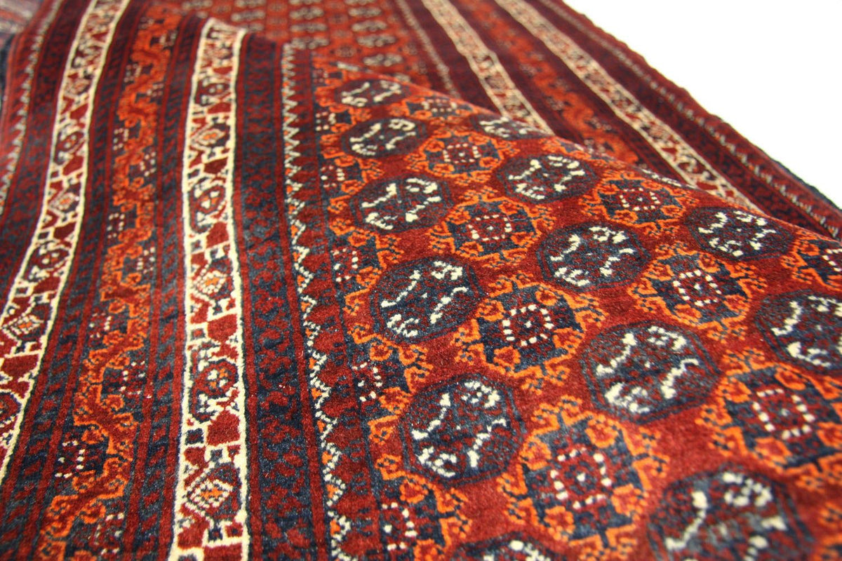 Tappeto corsia Tappeto afgano - Bukhara - 290 x 89 cm - rosso
