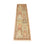 Tappeto corsia Tappeto di seta - Seta del Kashmir - 307 x 78 cm - multicolore