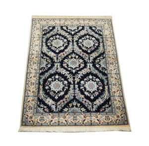 Tappeto Persero - Nain - 145 x 96 cm - blu scuro