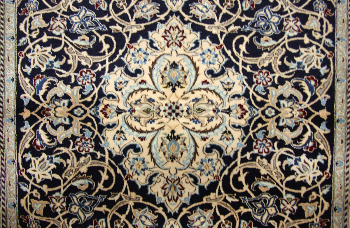Tappeto Persero - Nain - Premio - 152 x 106 cm - blu scuro