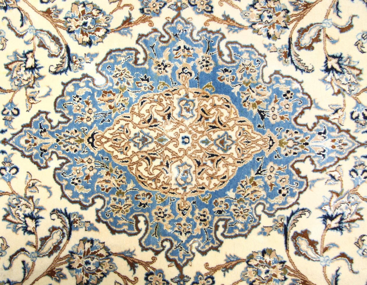 Tappeto Persero - Nain - Premio - 190 x 127 cm - bianco naturale