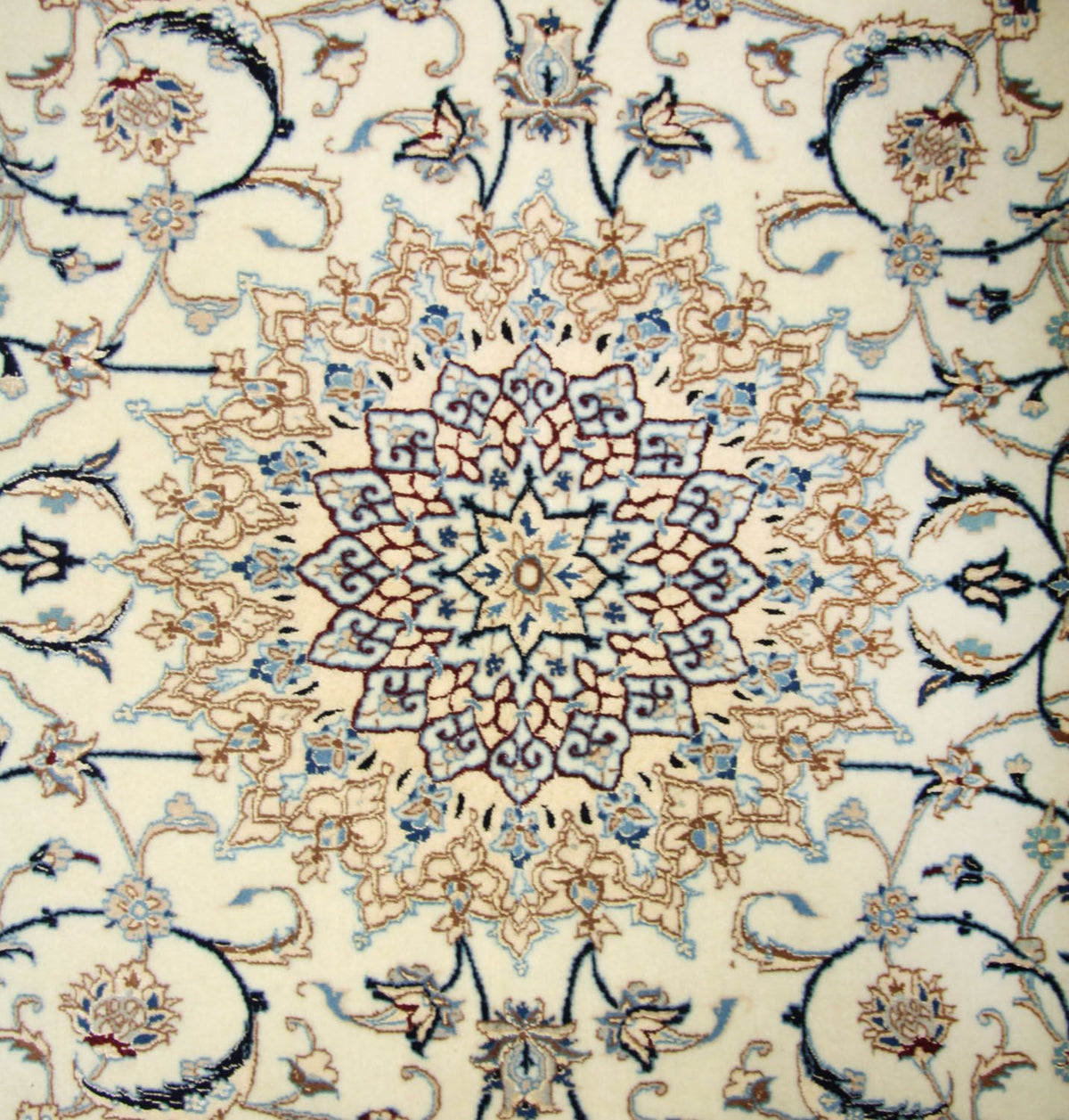 Tappeto Persero - Nain - Premio - 205 x 125 cm - bianco naturale