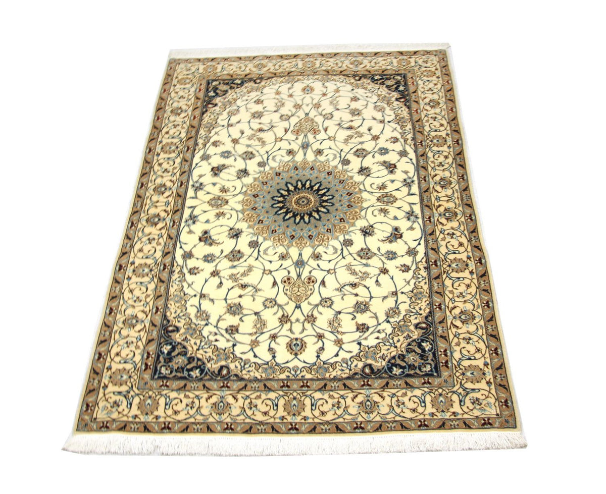 Tappeto Persero - Nain - Premio - 205 x 125 cm - bianco naturale