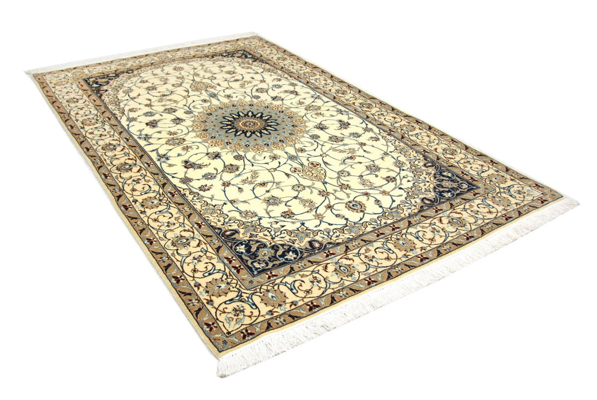 Tappeto Persero - Nain - Premio - 205 x 125 cm - bianco naturale