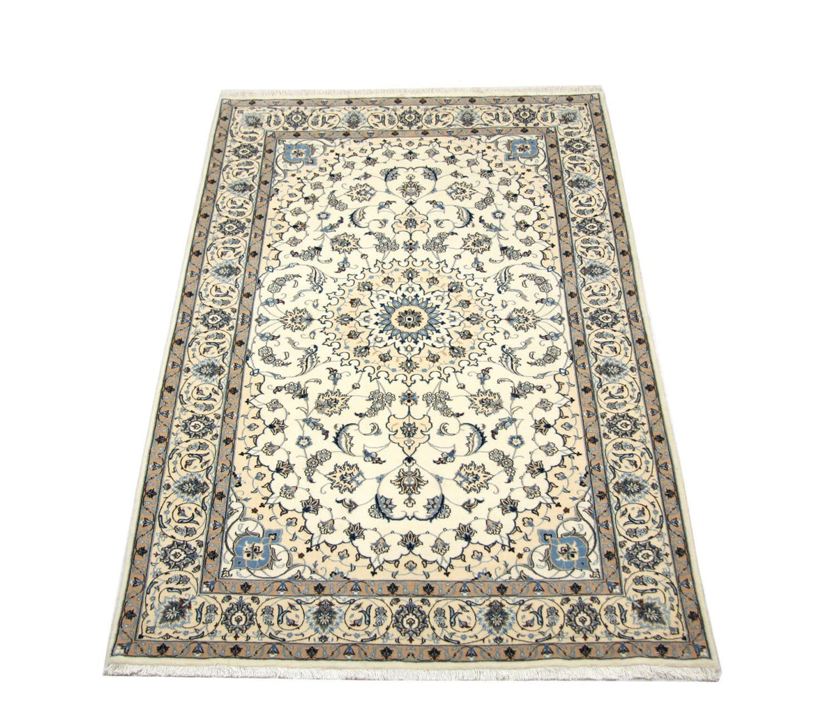 Tappeto Persero - Nain - Premio - 212 x 135 cm - bianco naturale