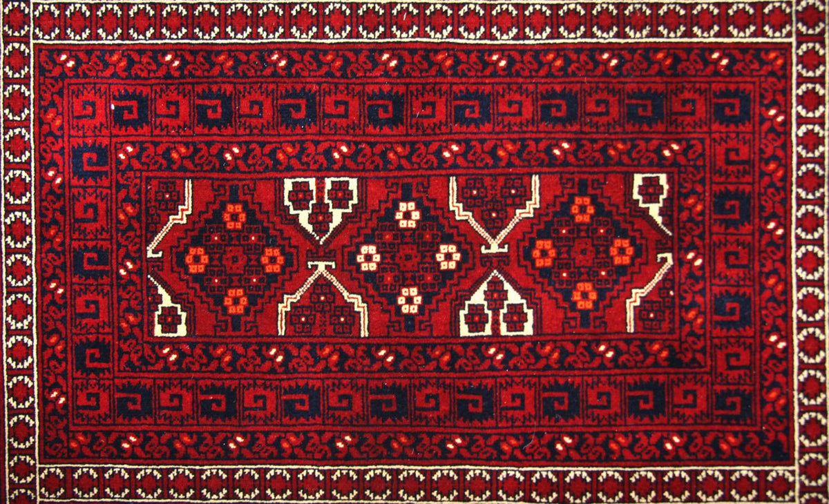 Tappeto afgano - 250 x 170 cm - rosso