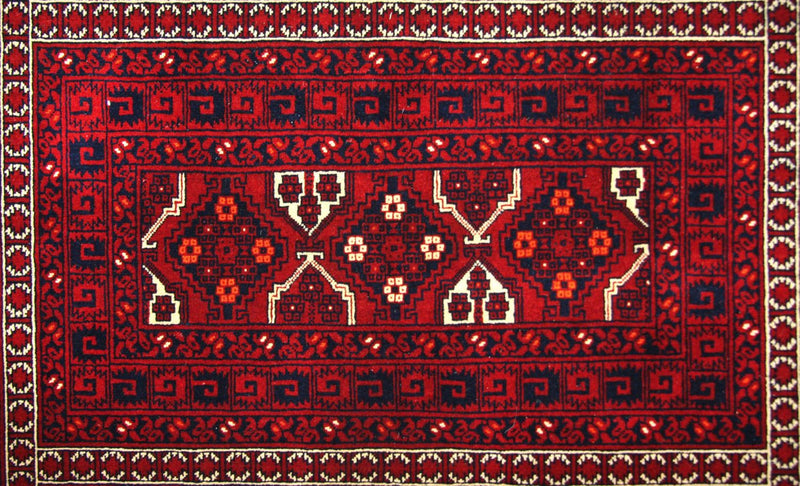Tappeto afgano - 250 x 170 cm - rosso