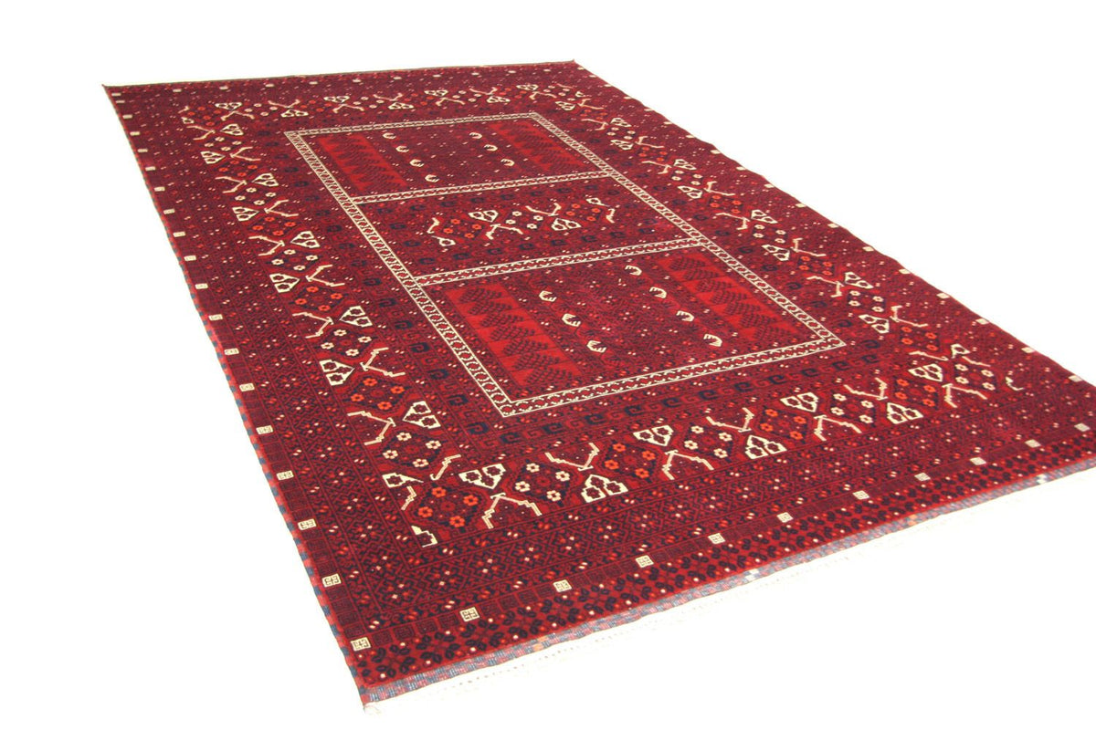 Tappeto afgano - 250 x 170 cm - rosso