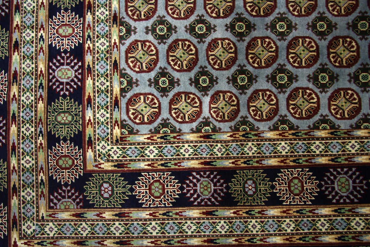 Tappeto afgano - 298 x 199 cm - blu
