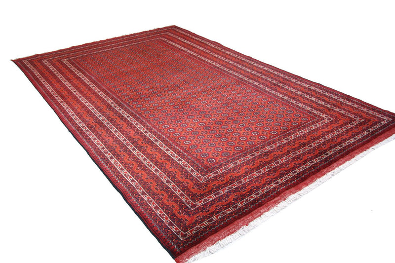 Tappeto afgano - Bukhara - 296 x 191 cm - rosso