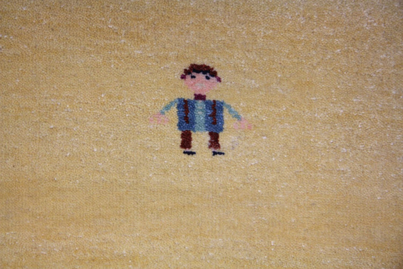 Tappeto Gabbeh - Loribaft Persero - 265 x 195 cm - oro