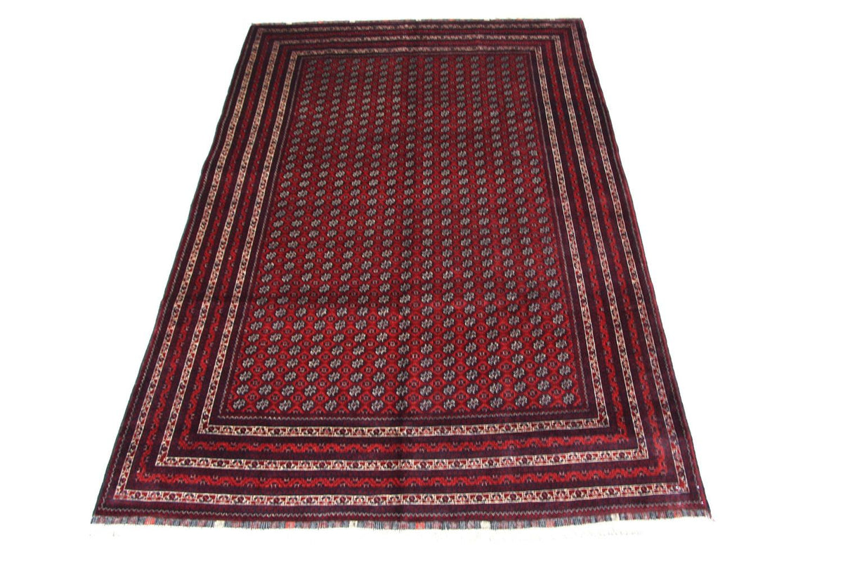 Tappeto afgano - Bukhara - 293 x 196 cm - rosso