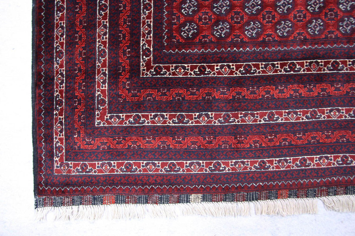 Tappeto afgano - Bukhara - 293 x 196 cm - rosso