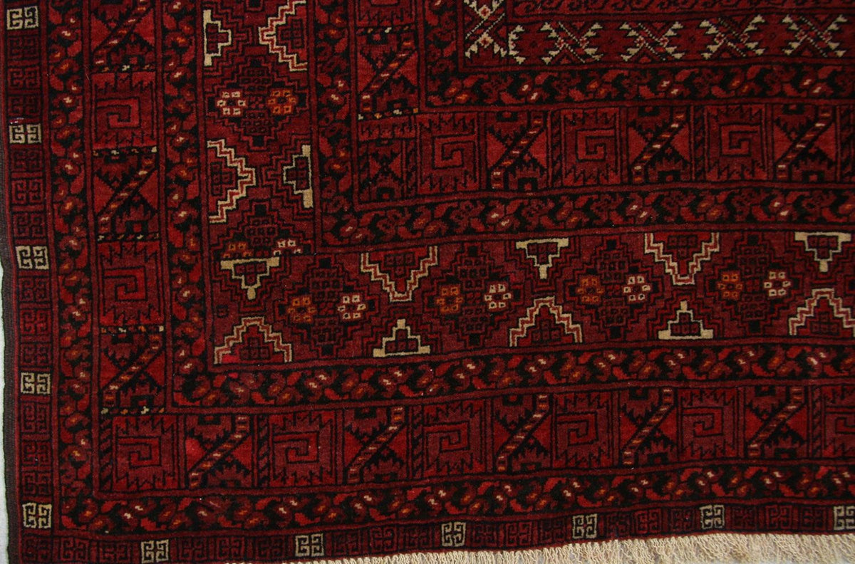 Tappeto afgano - 208 x 150 cm - rosso