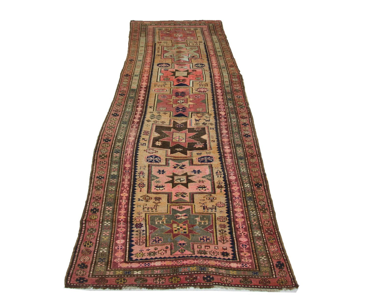 Tappeto corsia Tappeto Ziegler - Shirvan - 390 x 148 cm - multicolore