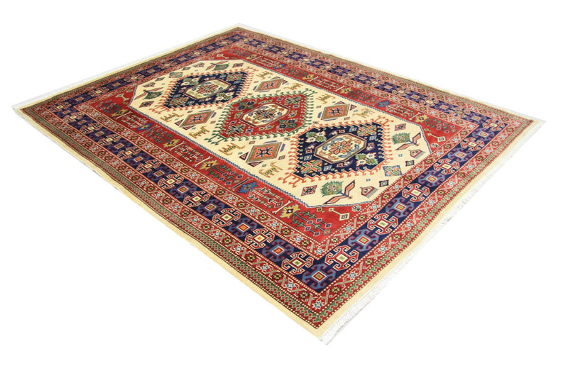 Tappeto afgano - 194 x 146 cm - beige