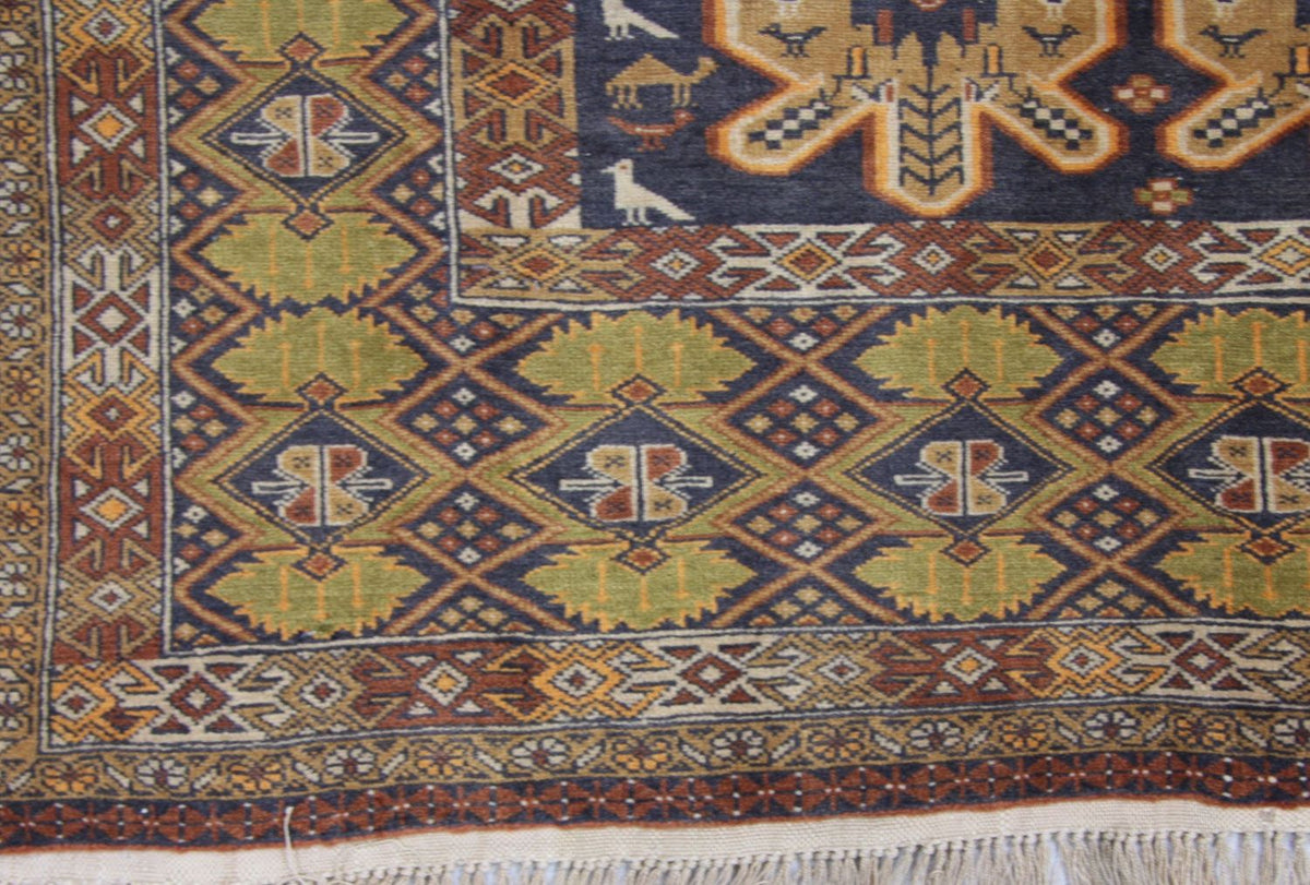 Tappeto afgano - 175 x 108 cm - blu