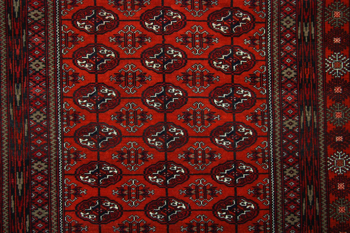 Tappeto afgano - 193 x 134 cm - rosso