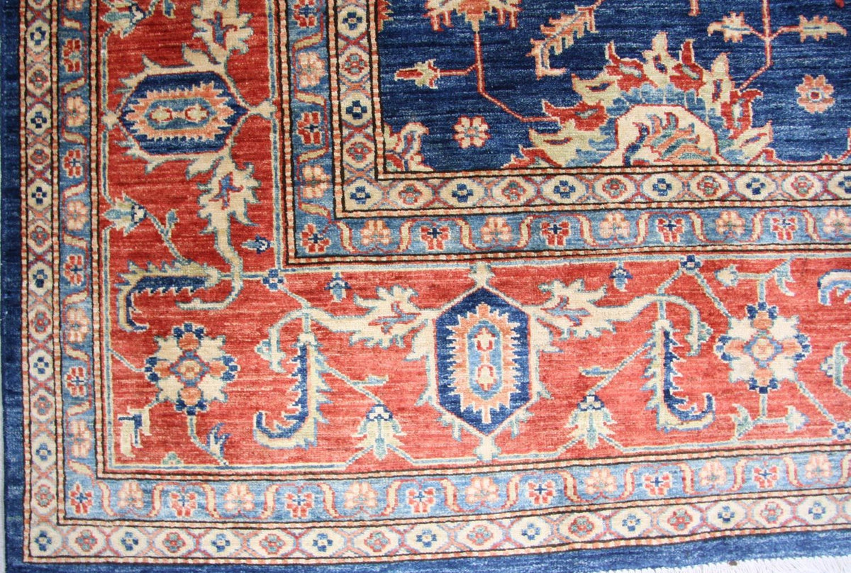 Tappeto Ziegler - Kazak - 303 x 246 cm - blu