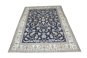 Tappeto Persero - Nain - 334 x 245 cm - blu scuro