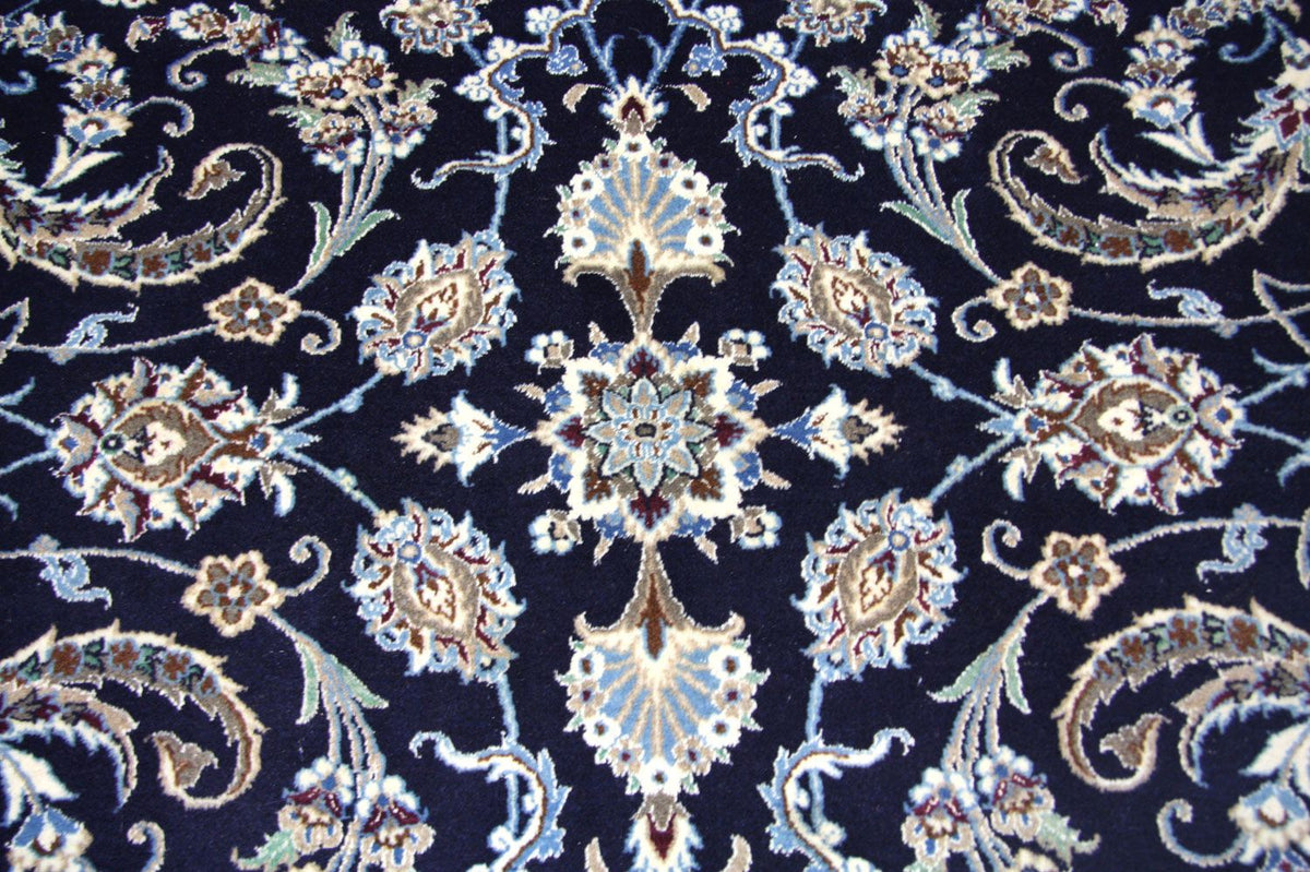 Tappeto Persero - Nain - 334 x 245 cm - blu scuro