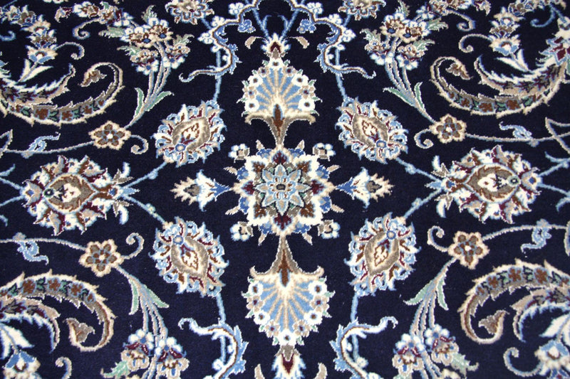Tappeto Persero - Nain - 334 x 245 cm - blu scuro