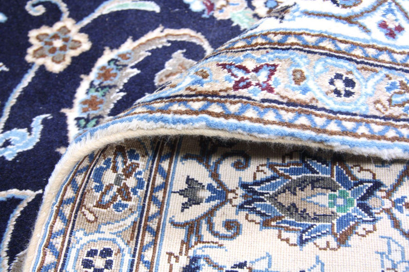 Tappeto Persero - Nain - 334 x 245 cm - blu scuro